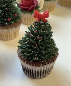 Christmas Tree Cupcake