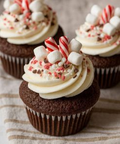 Candy Cane Cupcake